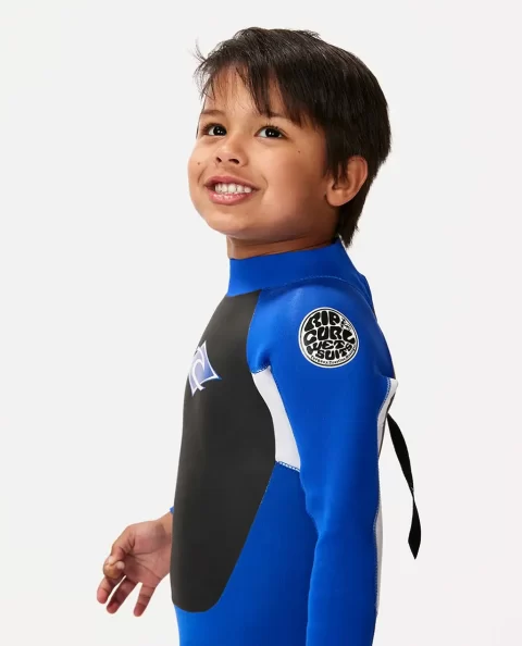 Fullsuits Groms Omega 4/3 Back Zip Fullsuit Wetsuit Kids Rip Curl - Image 4