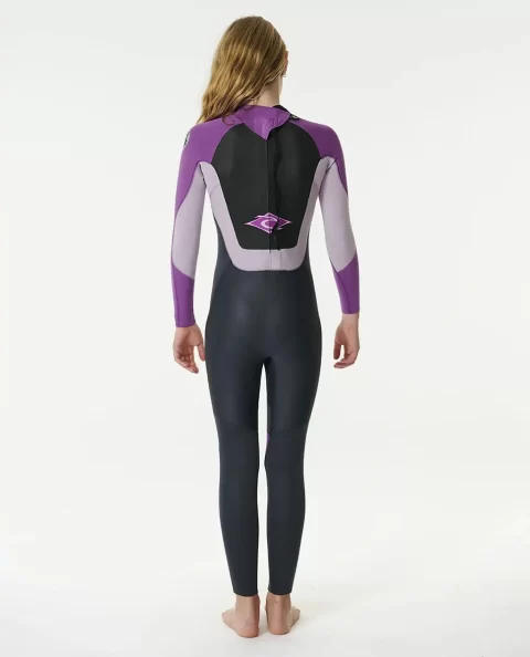Fullsuits Kids Omega 4/3 Back Zip Fullsuit Wetsuit Kids Rip Curl - Image 3