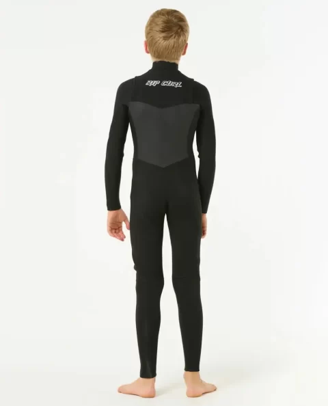 Fullsuits Kids Rip Curl Junior Dawn Patrol Chest Zip 4/3 Wetsuit - Image 3