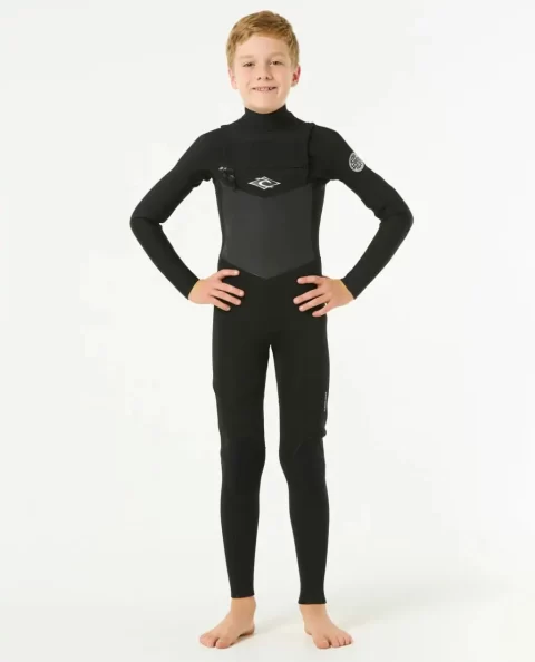 Fullsuits Kids Rip Curl Junior Dawn Patrol Chest Zip 4/3 Wetsuit - Image 4
