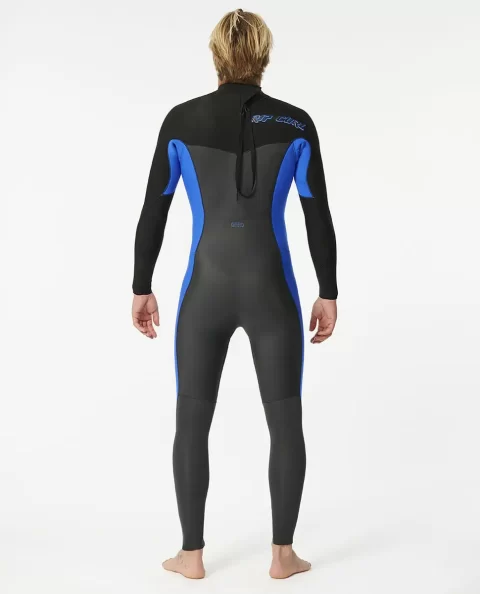 Fullsuits Mens Dawn Patrol 4/3 Back Zip Wetsuit Rip Curl - Image 3