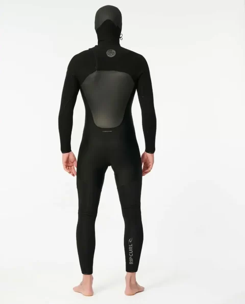 Fullsuits Mens Rip Curl E7 Flashbomb 6/4 Hooded Chest Zip Fullsuit Wetsuit - Image 3