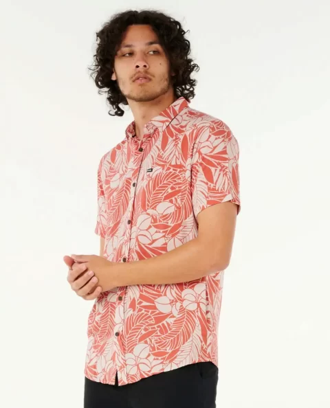 Fun Times Floral Short Sleeve Shirt Shirts & Flannels Rip Curl Mens - Image 2
