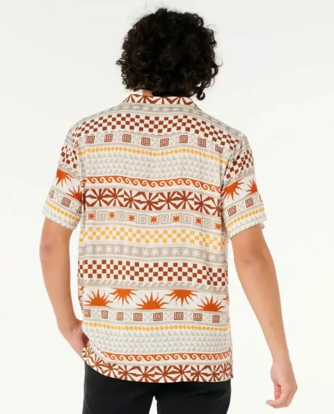 Fun Times Stripe Short Sleeve Shirt Rip Curl Shirts & Flannels Mens - Image 3