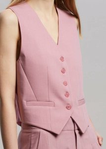 Gelso Waistcoat - Rose Outerwear The Frankie Shop Women Pink - Image 2