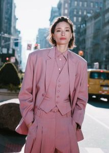 Gelso Waistcoat - Rose Outerwear The Frankie Shop Women Pink