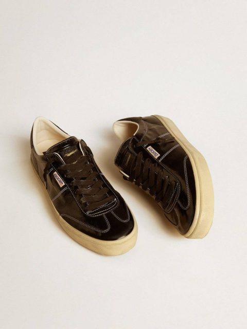 Ggdb Classics Golden Goose Men's Soul Star In Black Patent Leather With Black Leather Heel Tab Men - Image 2