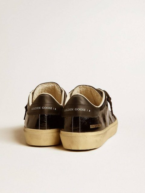Ggdb Classics Golden Goose Men's Soul Star In Black Patent Leather With Black Leather Heel Tab Men - Image 4