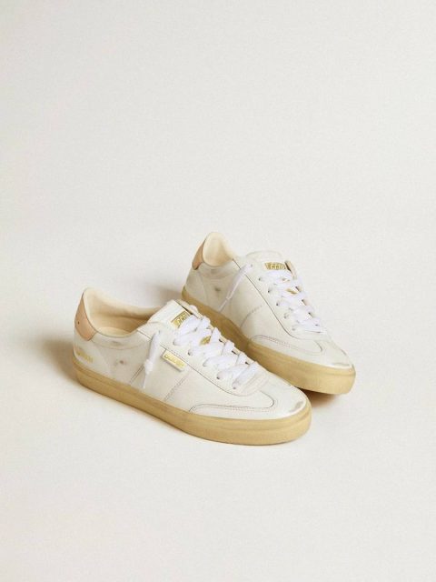 Ggdb Classics Women's Soul Star In White Leather With Pink Leather Heel Tab Women Golden Goose - Image 2