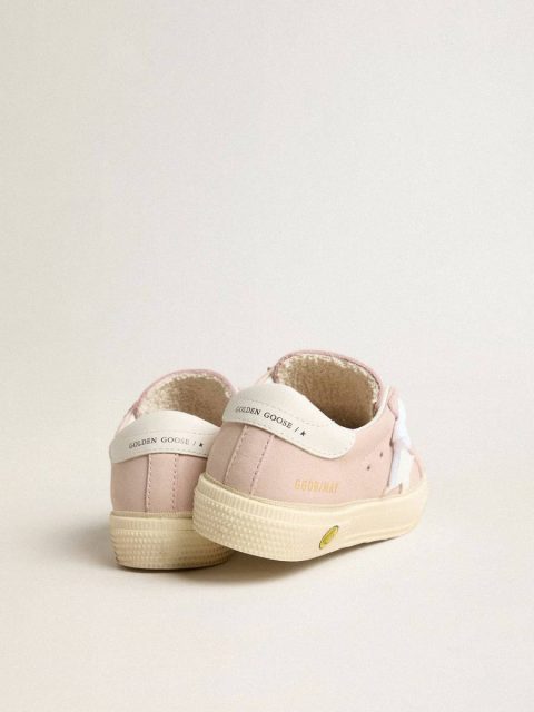 Girls (4-10 Years) Kids Golden Goose Pink May Teen With White Leather Star Pink - Image 4