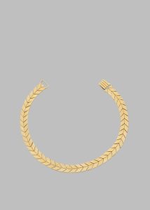 Gold Bevza Flat Spikelet Choker - Gold The Frankie Shop Women Jewelry - Image 2