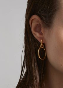 Gold The Frankie Shop Otiumberg Laguna Hoops - Gold Jewelry Women - Image 3