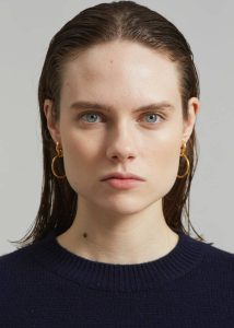 Gold The Frankie Shop Otiumberg Laguna Hoops - Gold Jewelry Women - Image 5