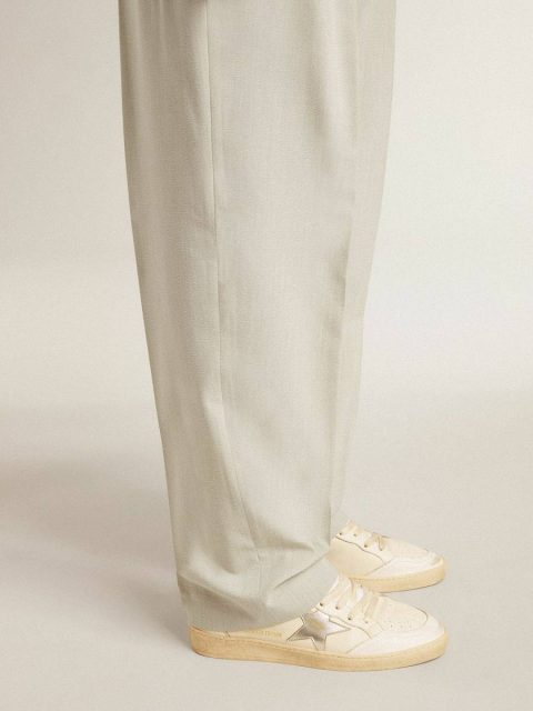 Golden Goose Ball Star Ltd In Nappa With Metallic Leather Star And Suede Heel Tab Men Ball Star - Image 3
