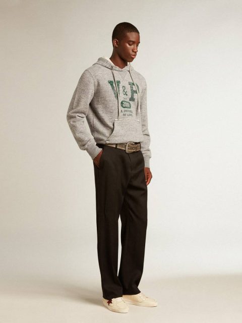 Golden Goose Ball Star Men's Ball Star In Beige Nappa With Burgundy Mesh Star And Heel Tab Men - Image 3