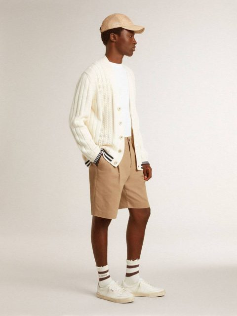 Golden Goose Beige Baseball Cap With A Lived-In Finish Hats Beige Women - Image 5