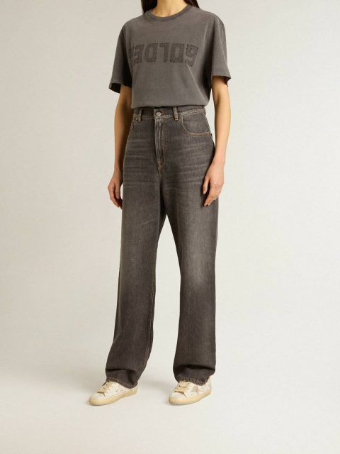 Golden Goose Black Women Jeans & Pants Women’s Black Jeans With Printed Pocket - Image 2