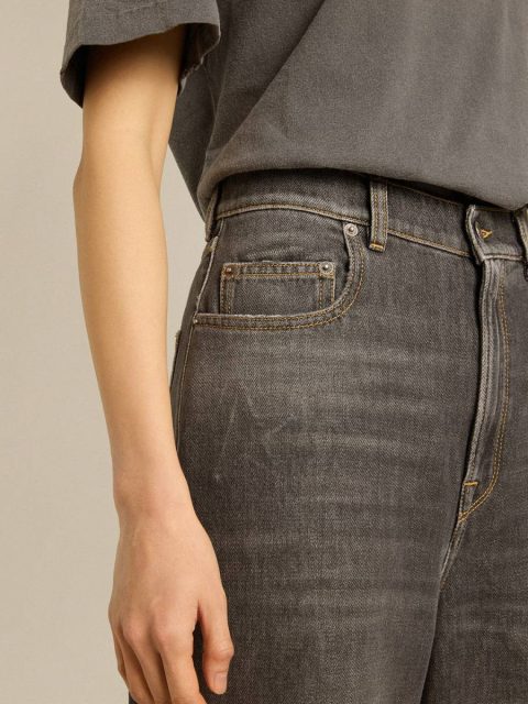 Golden Goose Black Women Jeans & Pants Women’s Black Jeans With Printed Pocket - Image 5