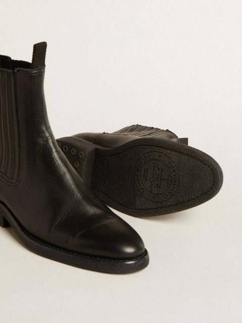 Golden Goose Boots Black Women’s Chelsea Boots In Black Leather Women - Image 3