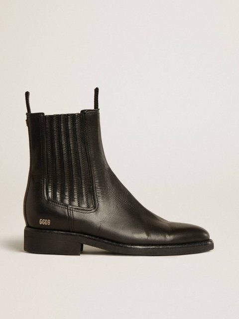 Golden Goose Boots Black Women’s Chelsea Boots In Black Leather Women