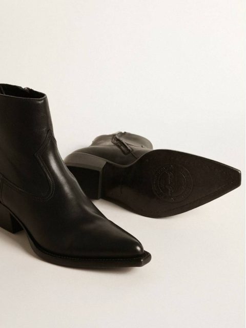 Golden Goose Boots Women’s Debbie Boots In Black Leather Women Black - Image 4