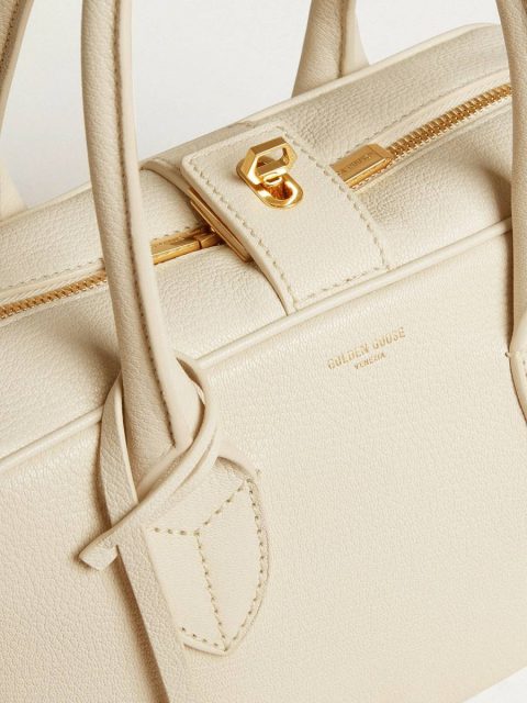 Golden Goose Crossbody Bags Women Vita Bag In Butter-Colored Sheepskin Leather With Gold Details Butter - Image 5