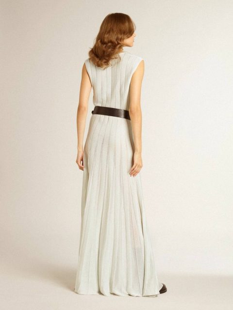 Golden Goose Dresses & Jumpsuits Women’s Baby Blue Dress With Vertical Striped Pattern Women Baby Blue - Image 3