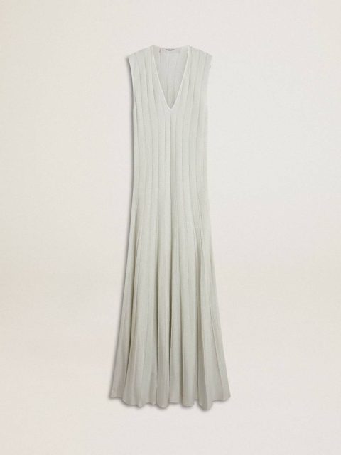 Golden Goose Dresses & Jumpsuits Women’s Baby Blue Dress With Vertical Striped Pattern Women Baby Blue