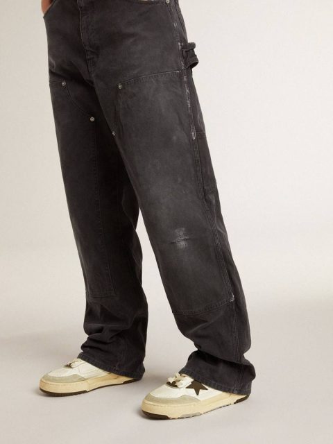 Golden Goose Forty2 Women’s Forty2 With Black Star And Black Leather Heel Tab Women - Image 3