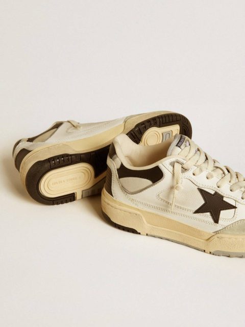Golden Goose Forty2 Women’s Forty2 With Black Star And Black Leather Heel Tab Women - Image 4