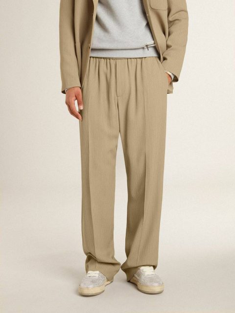 Golden Goose Jeans & Pants Men's Travertine-Colored Joggers Travertine Men - Image 2