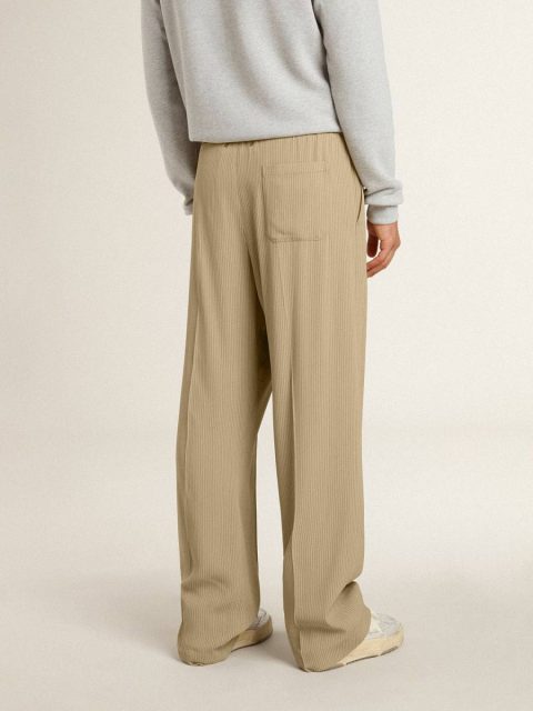Golden Goose Jeans & Pants Men's Travertine-Colored Joggers Travertine Men - Image 4