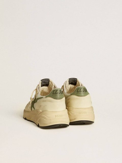 Golden Goose Men Men’s Running Sole Ltd In Nylon And Nappa With Nubuck Star And Heel Tab Running Sole - Image 4