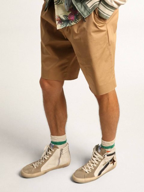 Golden Goose Men Men's Slide With Leopard Print Pony Skin Star And Black Flash Slide - Image 3
