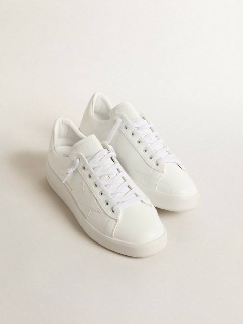 Golden Goose Men’s Bio-Based Purestar With White Star And Heel Tab Men Purestar - Image 2