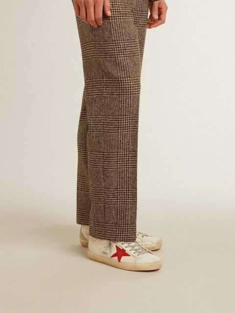 Golden Goose Men's Super-Star In Nappa With Red Star And Cream Leather Heel Tab Men Super-Star - Image 3