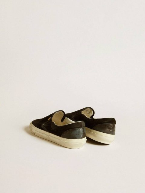 Golden Goose Men's Vce Penstar In Black Suede With Black Leather Heel Tab Ggdb Classics Men - Image 5