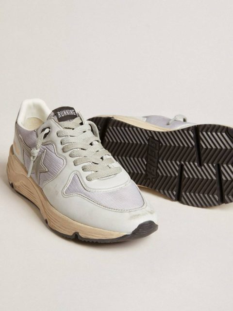 Golden Goose Running Sole Running Sole In Nylon And Nappa With Rubber Star And Leather Heel Tab Women - Image 3
