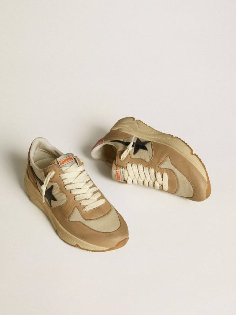 Golden Goose Running Sole Running Sole Ltd In Nylon And Nubuck With Leather Star And Heel Tab Women - Image 2