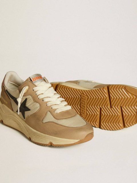Golden Goose Running Sole Running Sole Ltd In Nylon And Nubuck With Leather Star And Heel Tab Women - Image 4