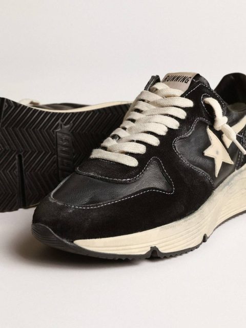 Golden Goose Running Sole Women's Running Sole In Black Nappa And Suede Women - Image 4