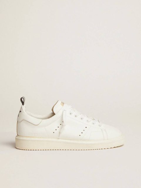 Golden Goose Starter Sneakers In Total White Leather Women Starter