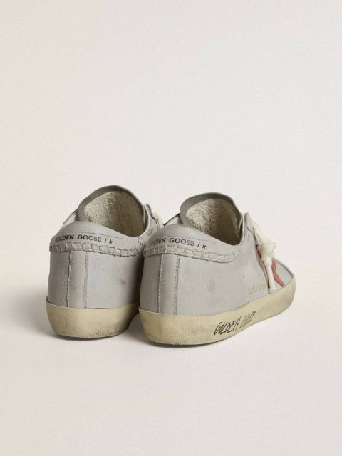 Golden Goose Super-Star Ltd In Gray Leather With Brick-Red Suede Star Super-Star Women - Image 5