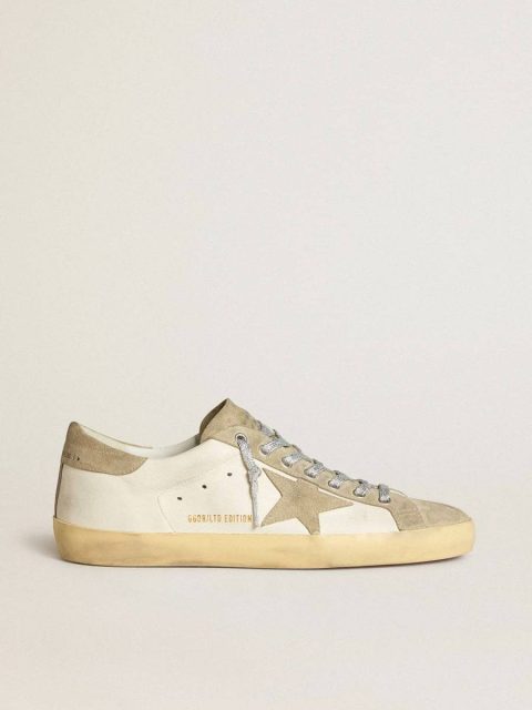 Golden Goose Super-Star Women Women’s Super-Star In Nappa With Ice-Gray Suede Star And Black Embroidery - Image 4
