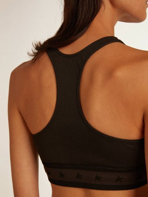 Golden Goose T-Shirts & Tops Women Black Athletic Top Black And Dark Gray - Image 5