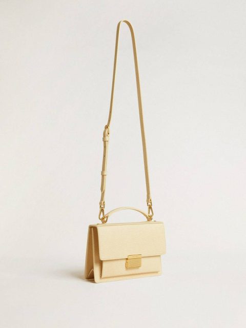 Golden Goose Venezia Bag In Beige Python-Print Leather With Gold Details Beige Women Crossbody Bags - Image 2