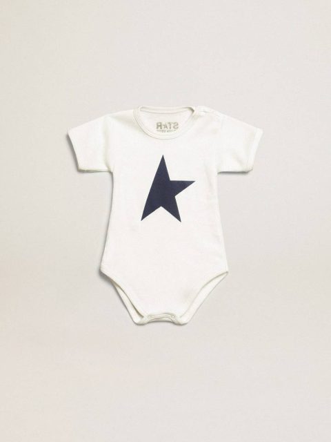 Golden Goose White And Milk White Gift Set In White With Blue Logo Newborns Kids - Image 2