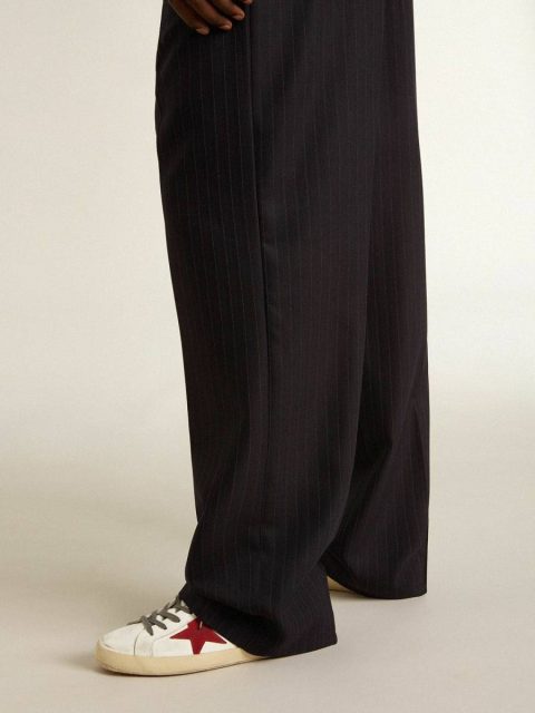 Golden Goose White Men Super-Star Men's Super-Star With Red Suede Star And Green Leather Heel Tab - Image 3