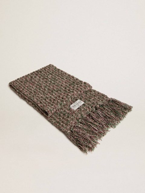 Golden Goose Women Silks & Scarves Multicolored Wool Scarf Multicolor