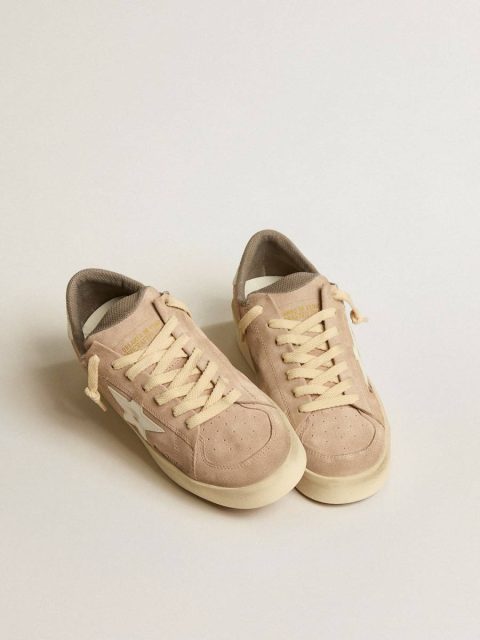 Golden Goose Women Stardan In Old Rose Suede With White Leather Star And Heel Tab Stardan - Image 2